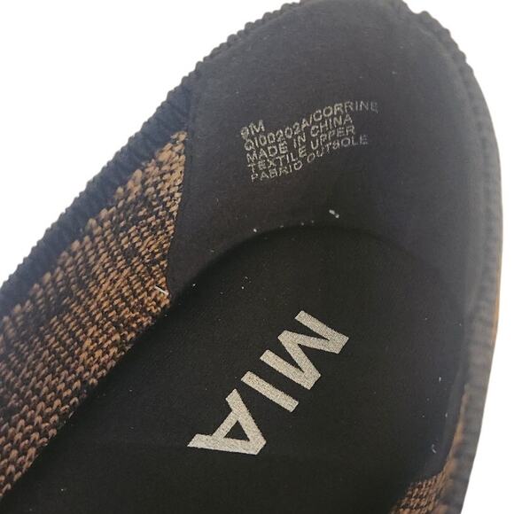 MIA Women's Corrine Ballet Knit Flats Leopard Comfort Flat 9 - Picture 3 of 6